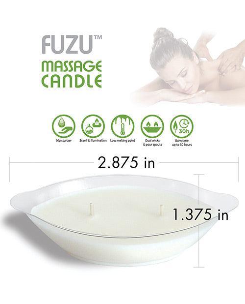 Fuzu 斐濟棗子檸檬按摩蠟燭 - 4 盎司 Product Image.