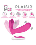 OMG Plaisir 穿戴式陰蒂按摩器，搭配 G 點震動器 - 粉紅色：終極愉悅體驗