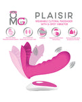 Masajeador de clítoris portátil OMG Plaisir con vibrador de punto G - Rosa: experiencia de placer definitiva