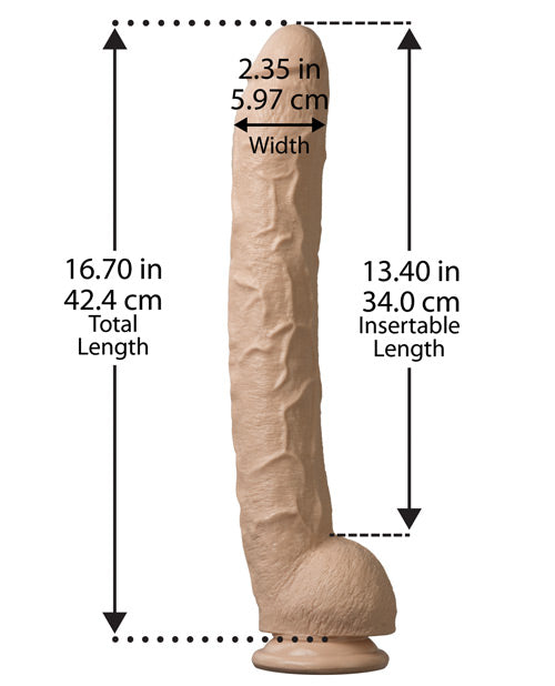 Doc Johnson's Dick Rambone Cock: A Journey of Ultimate Pleasure Product Image.