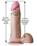 Doc Johnson Realistic UR3 Dual-Density Cock with Suction Cup - A Lifelike Pleasure Experience