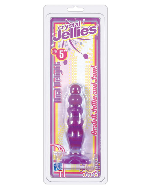 Crystal Jellies 5" Anal Delight: tapón de placer definitivo Product Image.
