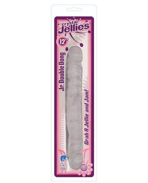 Doc Johnson Crystal Jellies Jr. Double Dong Product Image.