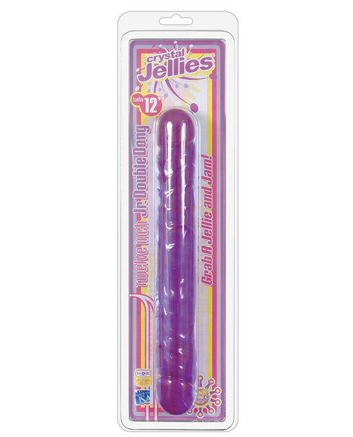 Doc Johnson Crystal Jellies Jr. Double Dong Product Image.
