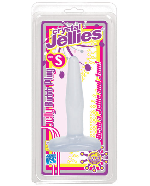 Plug Anal Transparente Medio Crystal Jellies - Máximo placer anal Product Image.