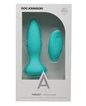 A Play Thrust Adventurous Rechargeable Silicone Anal Plug with Remote