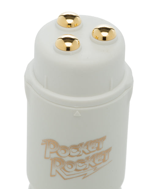 Doc Johnson Ivory Pocket Rocket: Powerful Clitoral Stimulation Product Image.