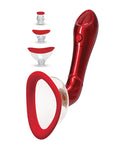 Bloom Intimate Body Automatic Vibrating Rechargeable Pump - Red