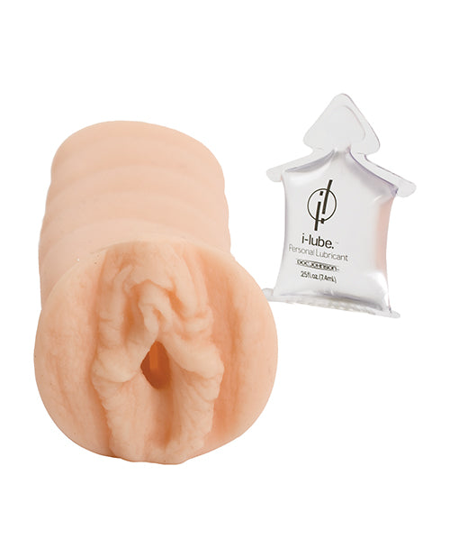 Masturbador vaginal de longitud personalizable Product Image.