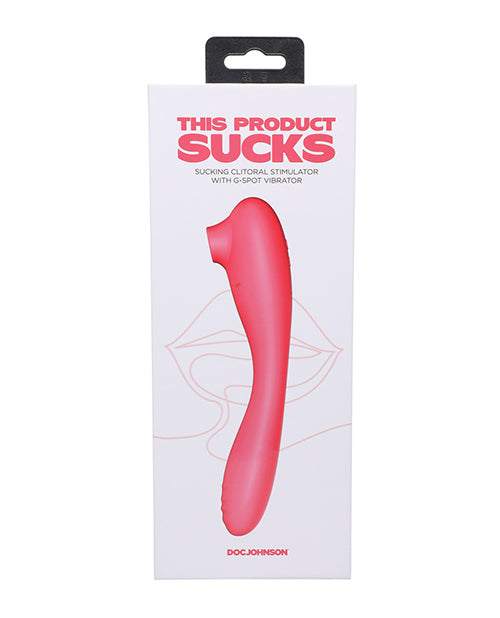 Varita flexible de color rosa Sucks: su divertido compañero de limpieza Product Image.