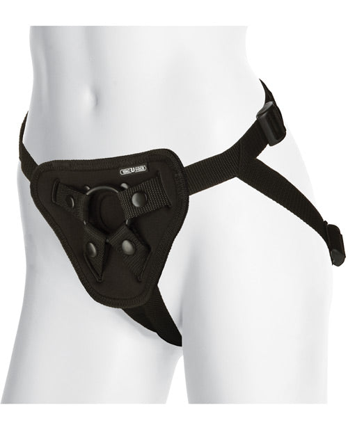 Vac-U-Lock Platinum Edition Luxe Harness - Black: The Ultimate Passion Enhancer Product Image.