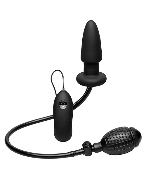 Deluxe Wonder Plug: Adjustable Inflatable Vibrating Butt Plug Product Image.