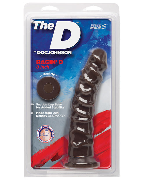 Ragin D 7.5" Lifelike Dildo with Balls Product Image.