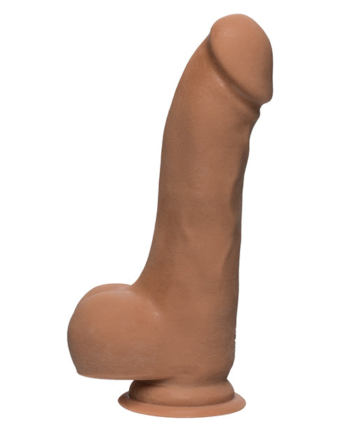 The D 7.5" Realistic Dildo with Balls Product Image.
