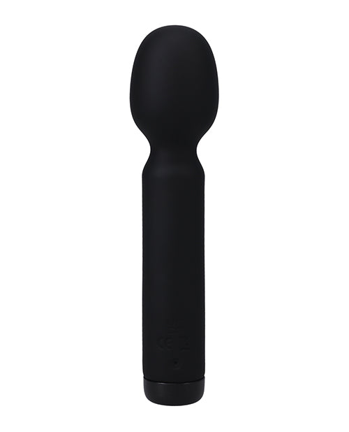 Intense 10-Function Wand Vibe in Black - Elevate Your Sensual Experience Product Image.