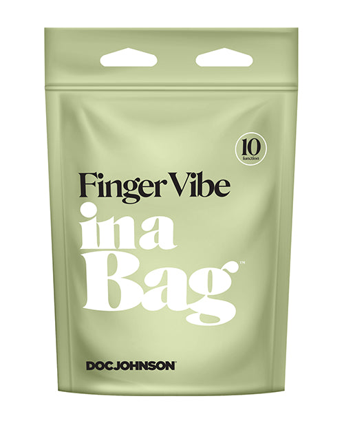 In A Bag Pink Finger Vibe: Intense Pleasure, Quiet, Rechargeable Product Image.
