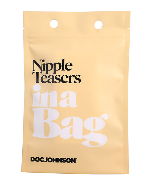 In a Bag Nipple Teasers - Smoke Black: Sensational Hands-Free Stimulation Product Image.