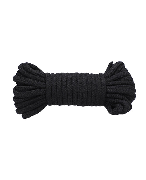 "In A Bag Black Cotton Bondage Rope - 32 ft" Product Image.