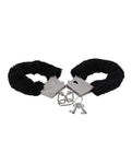 Indulgence Unleashed - Luxury Black Furry Handcuffs by In A Bag