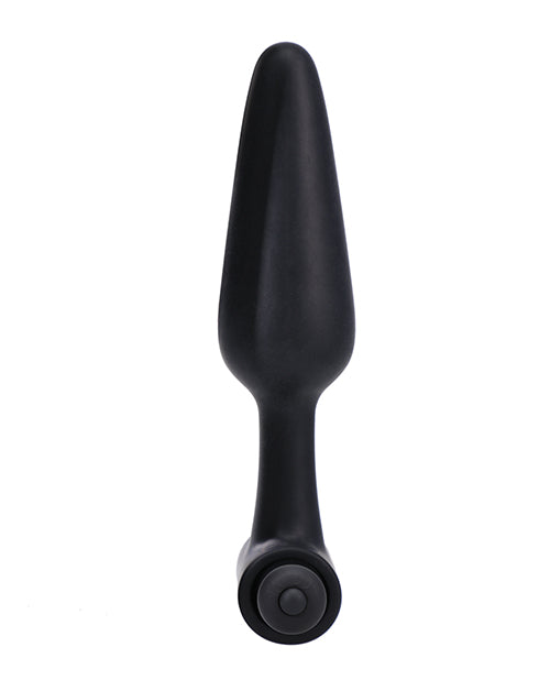 Plug Anal Vibrador Intense Delights 5" - Negro Product Image.