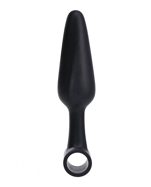 Plug Anal Vibrador In A Bag de 5" - Negro Product Image.