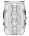 Main Squeeze Pop Off Optix: Stroker transparente de doble punta