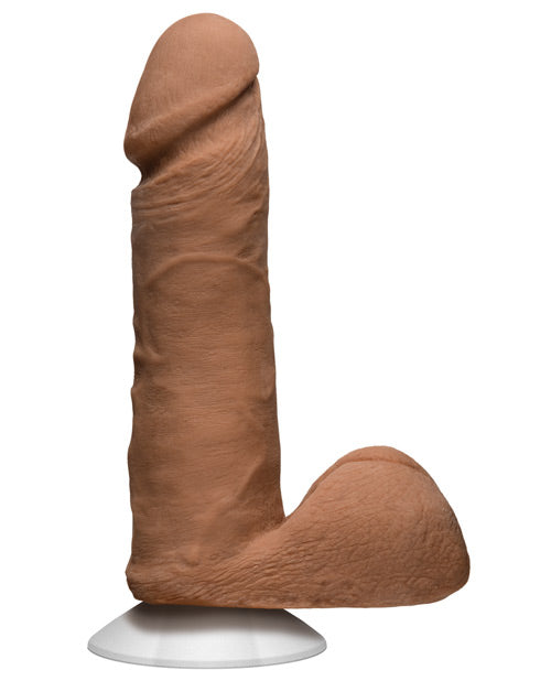 Noches Latinas Ultraskyn Realistic Dual-Density Dildo 6" - Caramel Product Image.