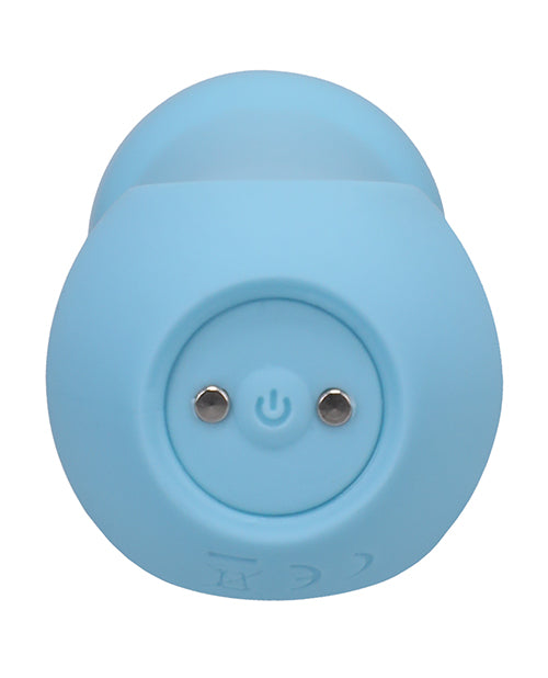 RITUAL Euphoria Rechargeable Silicone Wand Vibe - Blue Product Image.