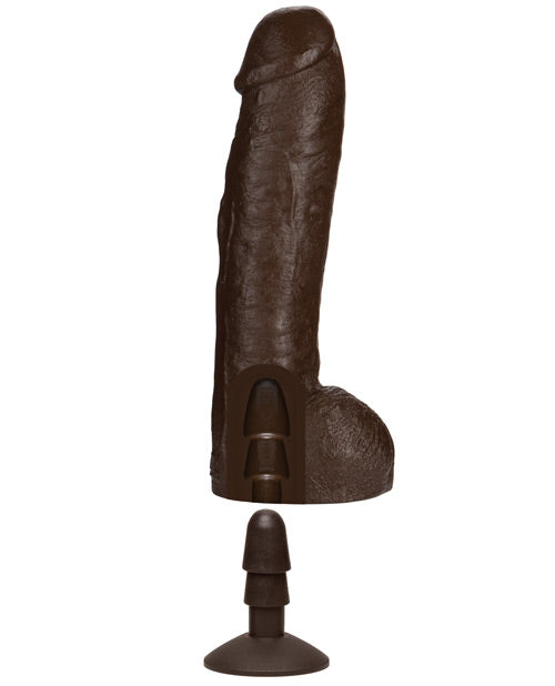 Bam Realistic Cock - Brown: 13" of Pure Ecstasy Product Image.