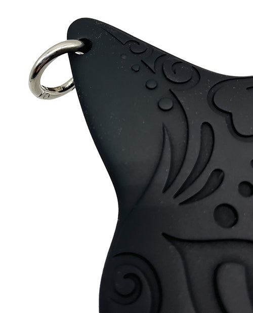 Demon Kat Silicone Paddle/Dildo: The Ultimate Kink Combo for Passionate Encounters Product Image.