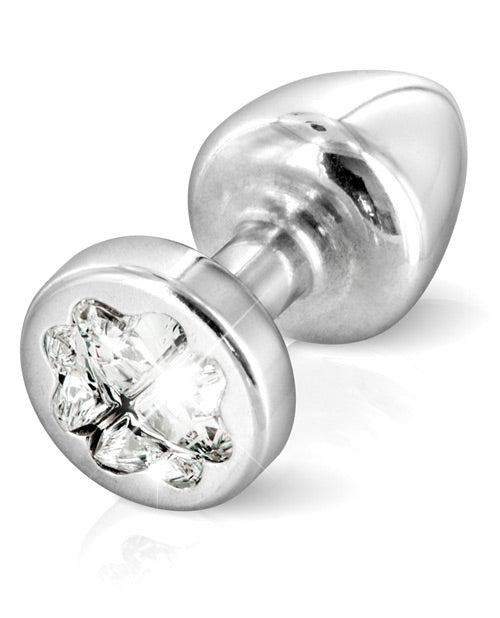 Diogol Anni R Clover T1 Cristal - 25mm Luxury Swarovski Butt Plug Product Image.