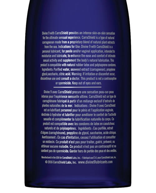 Divine 9 Lubricant - 4 oz Bottle Product Image.