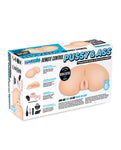 Luvdollz Remote Control Rechargeable Pussy & Ass - Ivory