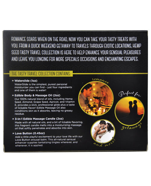 Earthly Body Hemp Seed Tasty Travel Collection: Sensory Bliss Kit Product Image.