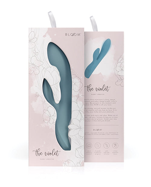 Bloom The Violet Rabbit - Teal: Luxury Pleasure Redefined Product Image.