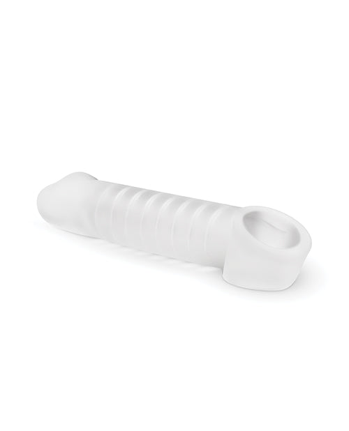 Funda para pene blanca Boners: mejora tu viaje de placer Product Image.