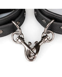 Easy Toys Faux Leather Handcuffs in Black: Unleash Your Passionate Side