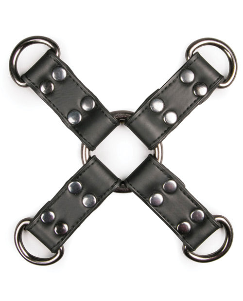 Hogtie de cuero sintético en negro de Easy Toys - Ignite Your Passion Product Image.