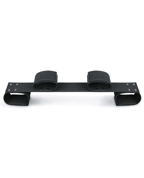 Easy Toys Wrist & Ankle Bondage Bar - Black Product Image.