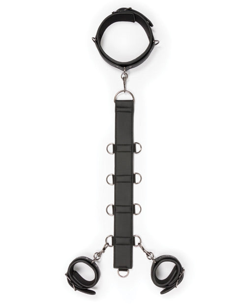 Juego de bondage de piel sintética negra de Easy Toys: un viaje hacia la exploración sensual Product Image.