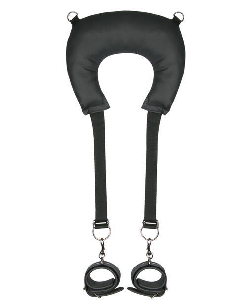 Easy Toys 黑色腿部定位帶，附可調式腳踝袖口 Product Image.