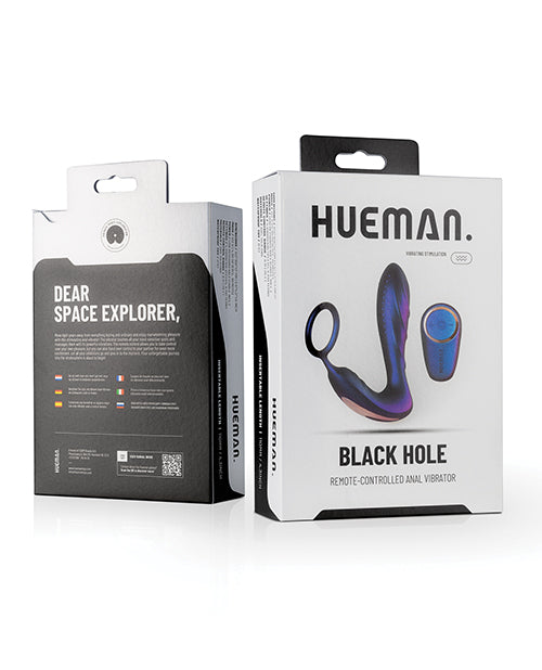 Hueman 黑洞肛門振動器帶陰莖環 - 紫色：無與倫比的樂趣和奢華 Product Image.