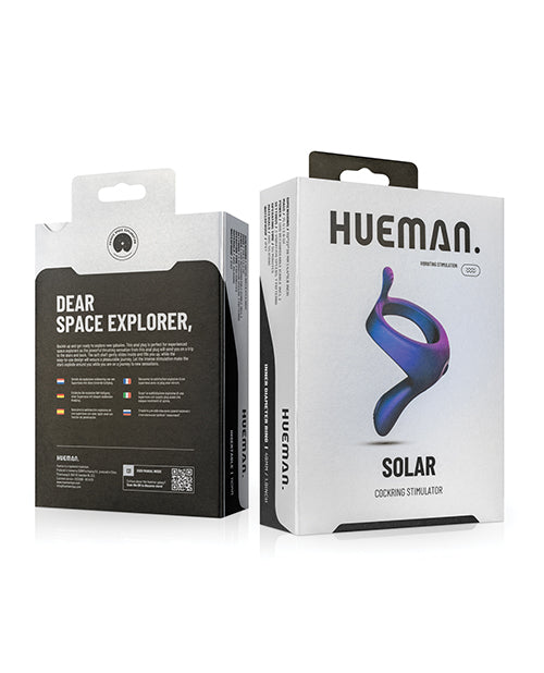 Hueman Eclipse 振動陰莖環 - 紫色 Product Image.