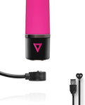 Luxurious Pink Rechargeable Bullet Vibrator