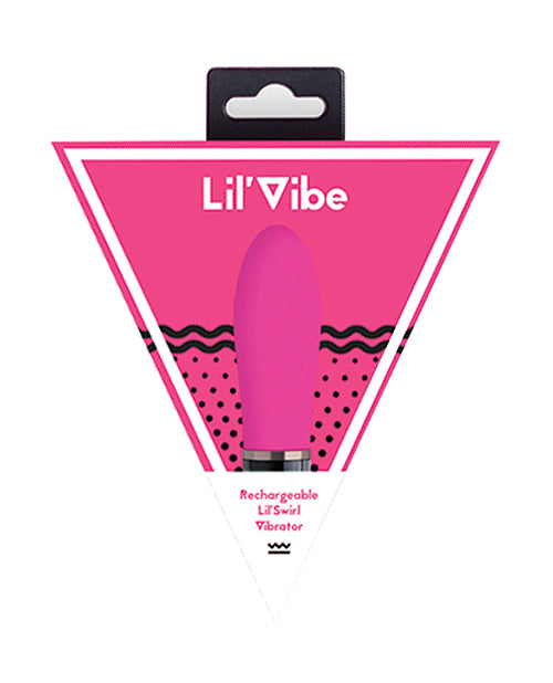 Lil' Vibe Swirl: Vibrador recargable personalizable 🌸 Product Image.