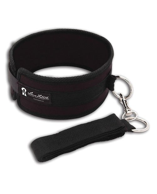 Intimate Connection Collar & Leash Set by Lux Fetish Product Image.