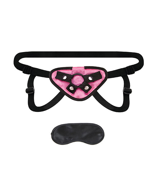 Lux Fetish Black Strap-On Harness: Embrace Your Desires Product Image.