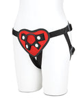 Lux Fetish Heart Strap-On Harness Set