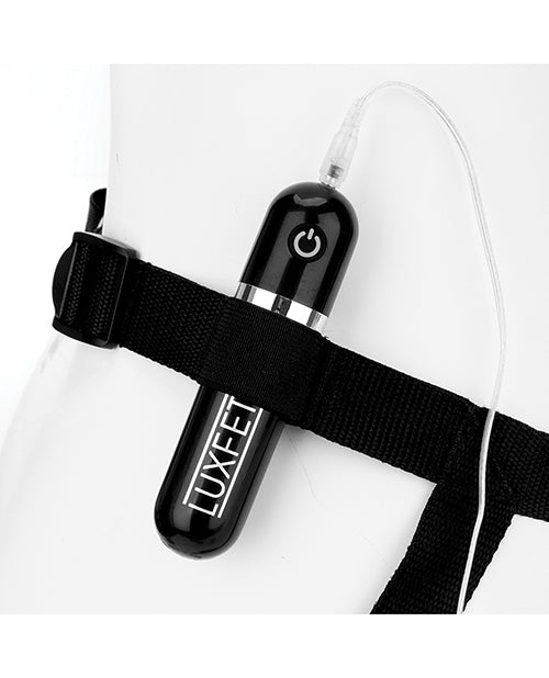 Lux Fetish 8.5" Vibrating Dildo & Harness Set: Ultimate Pleasure Kit