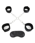 Lux Fetish Deluxe Chain Hogtie with Soft Restraint Cuffs: The Ultimate BDSM Restraint Kit